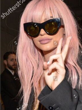 Vera Wang Black Frame Sunglasses with Yellow Lenses